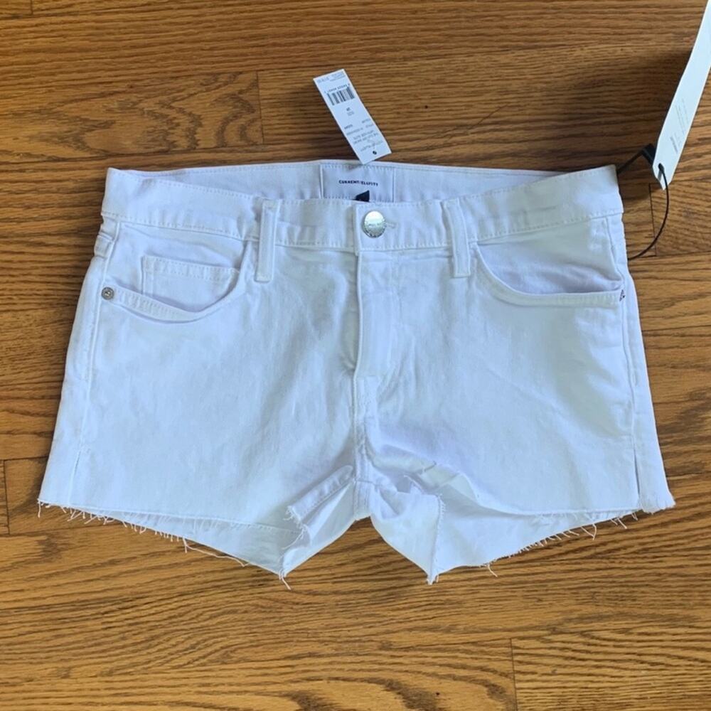 Current/Elliot White Jean Shorts. - Picture 4 of 5
